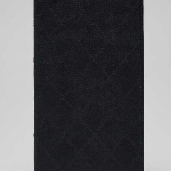 Chanel Black Quilted Leather Bi-Fold Check Book Holder Wallet - Picture 1 of 6